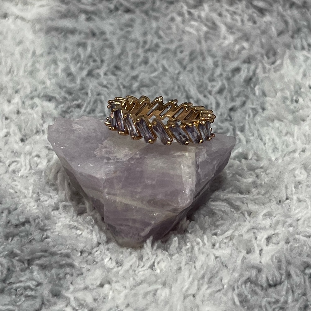 Purple Cubed Ring